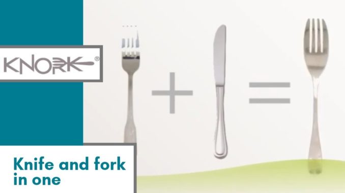 teneder knork tenedor cuchillo para mayores