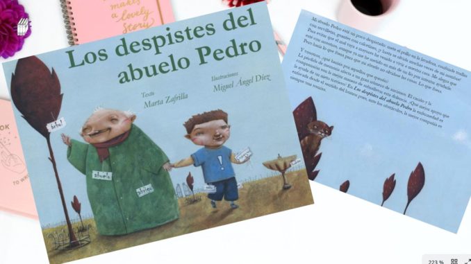 portada los despistes del abuelo pedro libro sobre alzheimer para niños