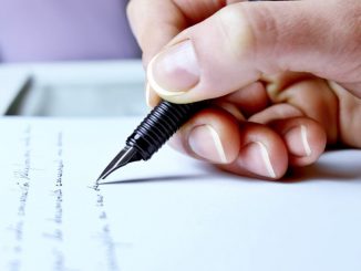 escribir a mano