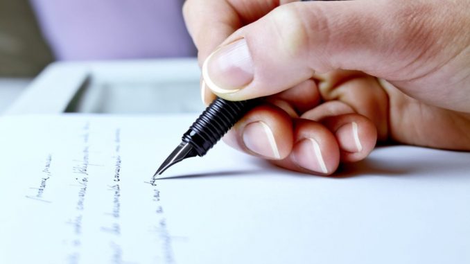 escribir a mano escribir a mano