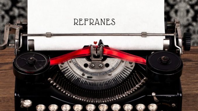 refranes maquina de escribir