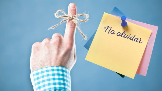 no olvidar no olvidar